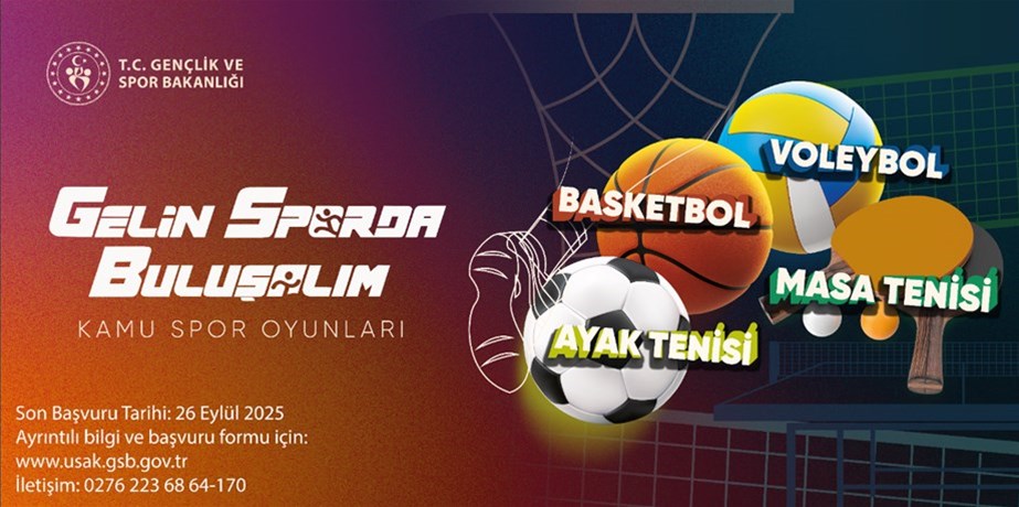 KAMU SPOR OYUNLARI BAŞLIYOR