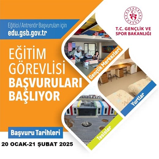 EĞİTİM GÖREVLİSİ-ANTRENÖR BAŞVURULARI BAŞLIYOR..